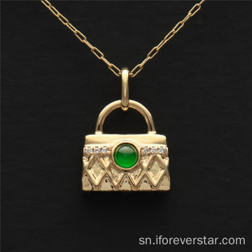 Runyararo Lock Jadeite Pendant